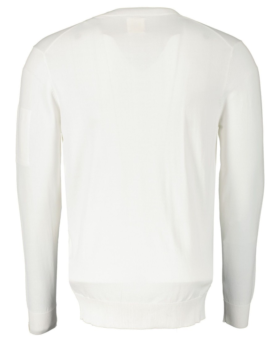 Truien Jac Hensen | Jac Hensen Pullover - Slim Fit - Wit