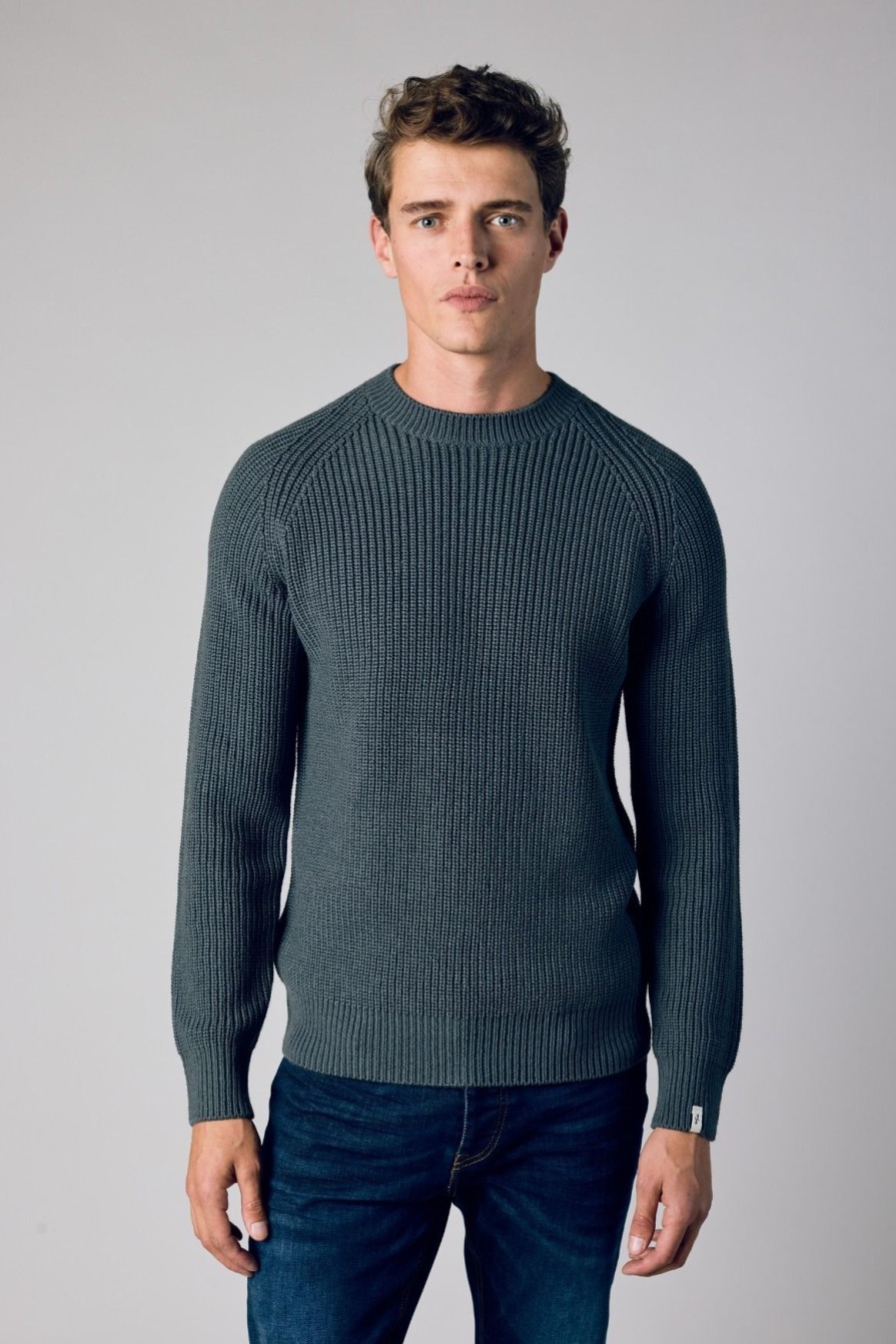 Truien Jac Hensen | Jac Hensen Premium Pullover - Slim Fit - Grij