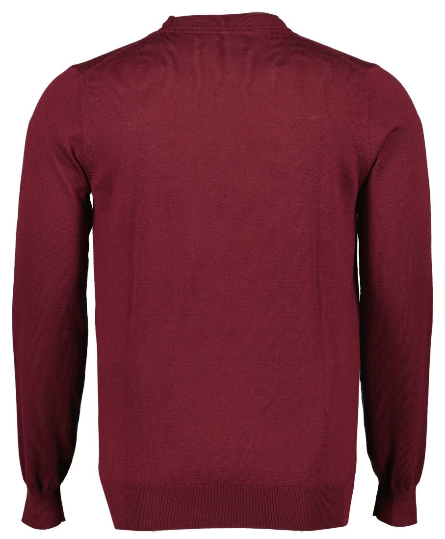 Truien Jac Hensen | Nils Pullover - Extra Lang - Bordeaux